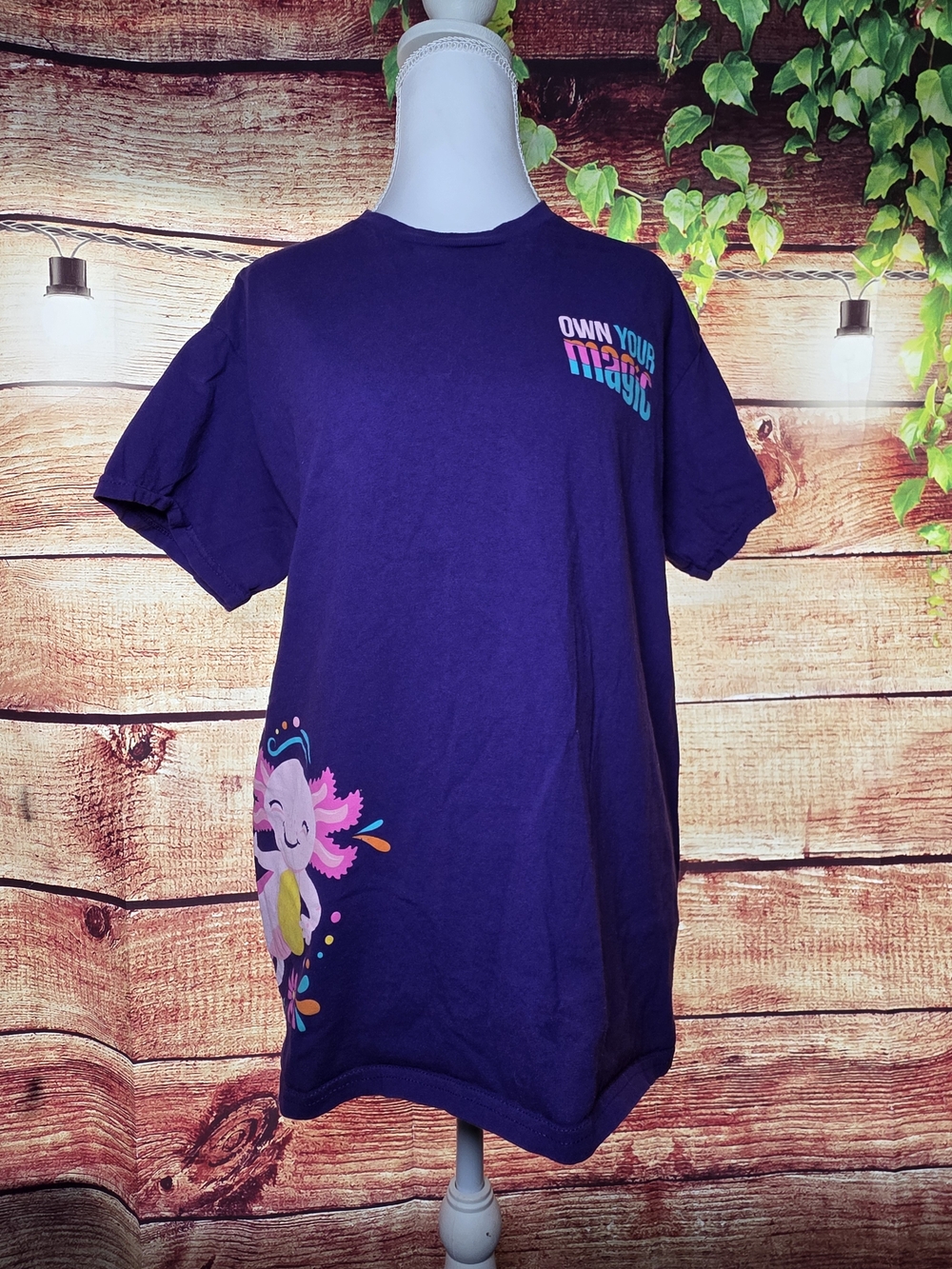 Gildan Purple 'Own Your Magic' Short Sleeve Tee